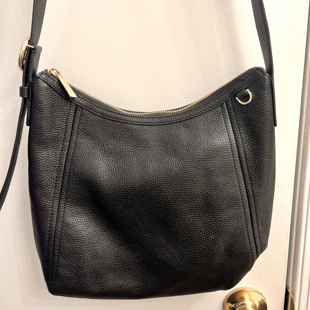 Black Leather Michael Kors Purse